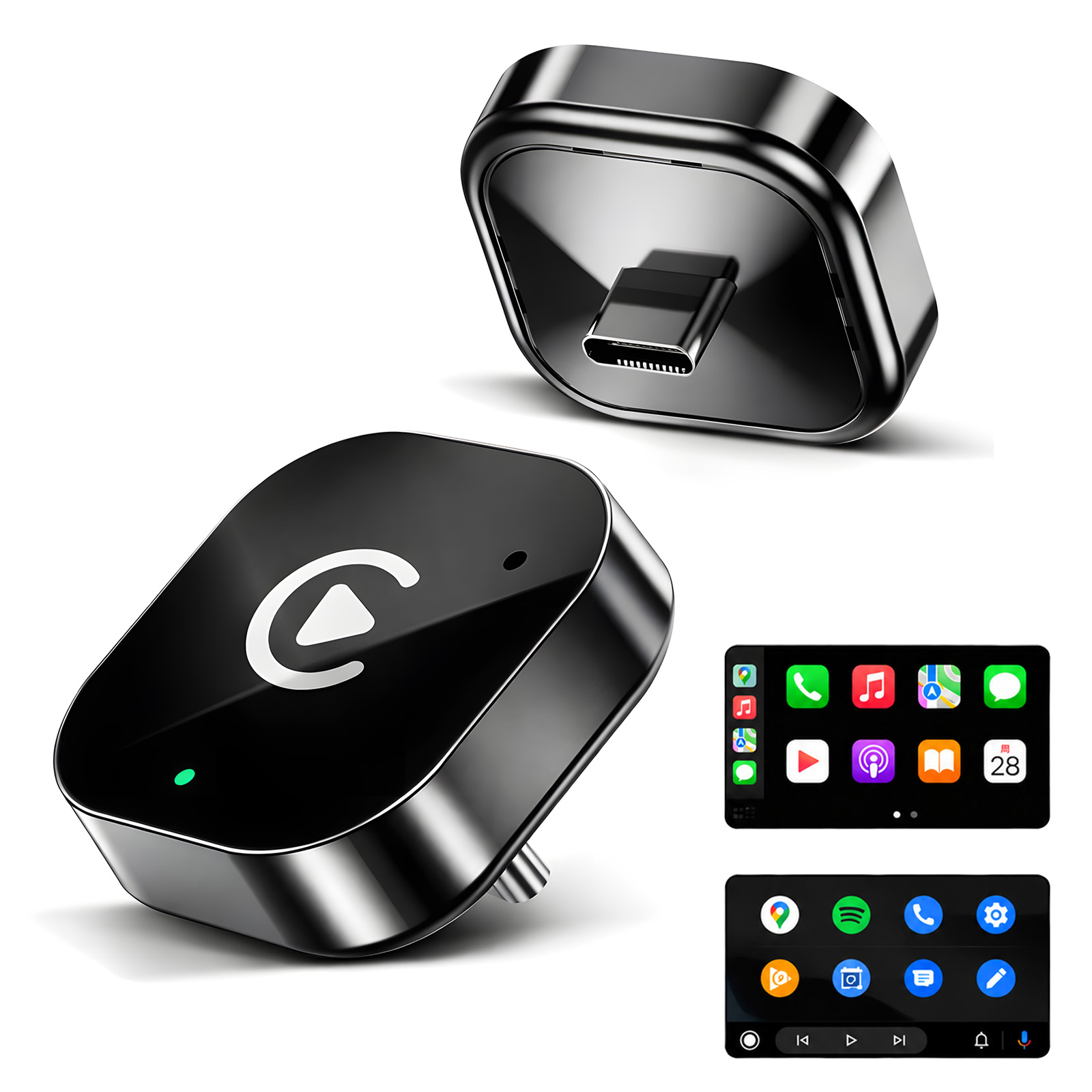 Usb C Power Adapter - محول USB C لاسلكي لـ CarPlay