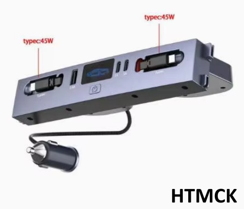 Usb C Power Adapter - شاحن سيارة متعدد المنافذ، محول طاقة