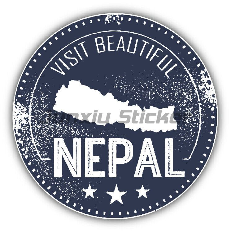Laptop Accessories Nepal - ملصق فينيل لعلم نيبال للسيارات والدراجات