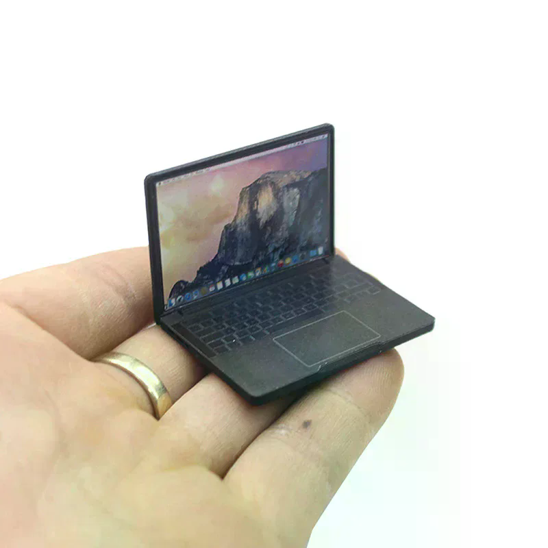 Laptop Accessories Diy - كمبيوتر محمول مصغر لطيف محاكي للواقع