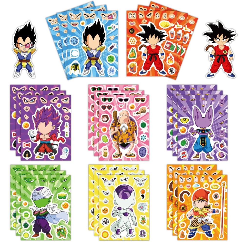 Laptop Accessories Diy - 8/32 ورقة ملصقات أنمي دراغون بول