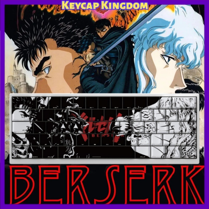 Laptop Accessories For Gift - أغطية مفاتيح بتصميم BERSERK للوحة المفاتيح