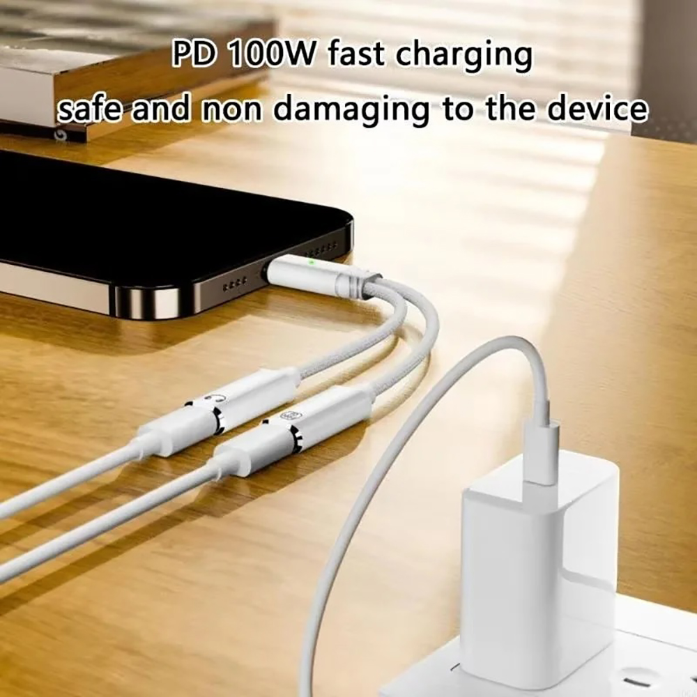 محول USB C 2 في 1 لسماعات الرأ - مراجعة Laptop Accessories Macbook وسعره