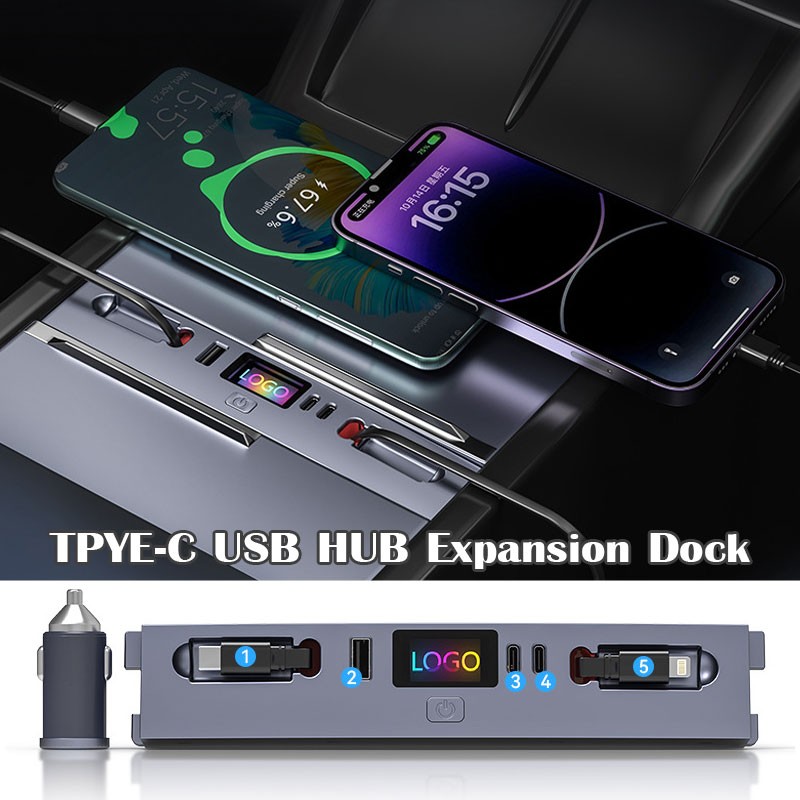 محول سيارة متعدد المنافذ USB-C - مراجعة Usb C Power Adapter وسعره