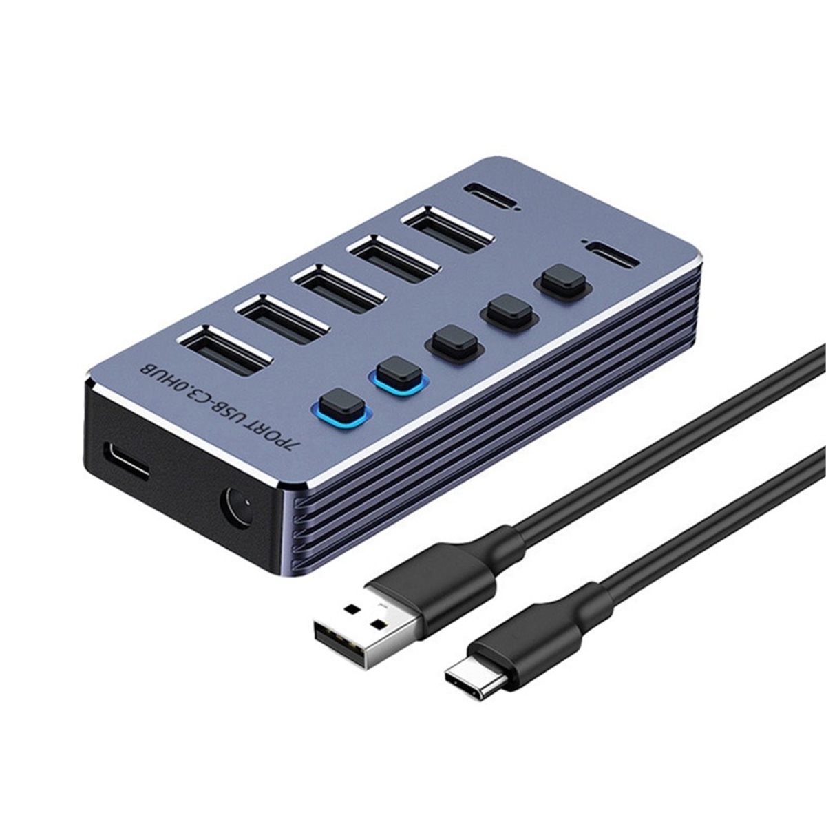 تحديث. موزع USB بخمسة منافذ مع - مراجعة Usb C Power Adapter وسعره