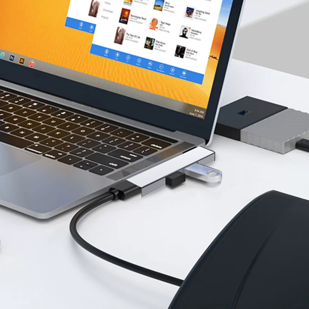 محول يو إس بي 3.0 ثلاثي المناف - مراجعة Laptop Accessories Macbook وسعره