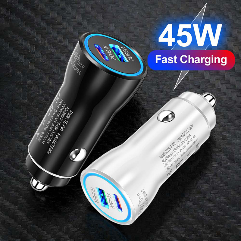 شاحن سيارة USB-C مزدوج المنفذ  - مراجعة Usb C Power Adapter وسعره
