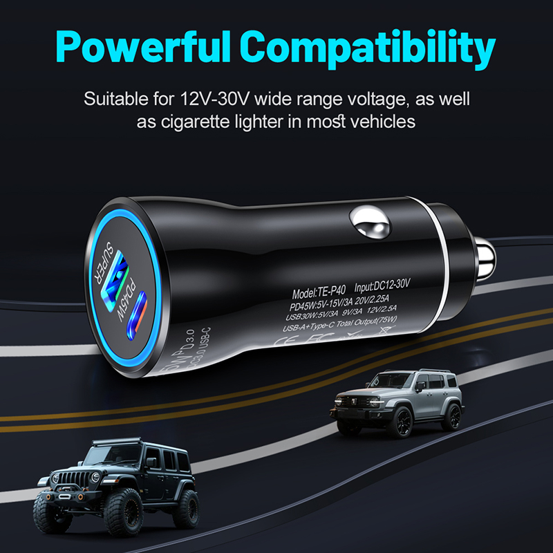 شاحن سيارة USB-C مزدوج المنفذ  - مراجعة Usb C Power Adapter وسعره