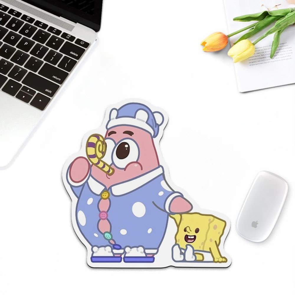 لوحة ماوس لطيفة على شكل سبونج  - مراجعة Laptop Editing Accessories وسعره
