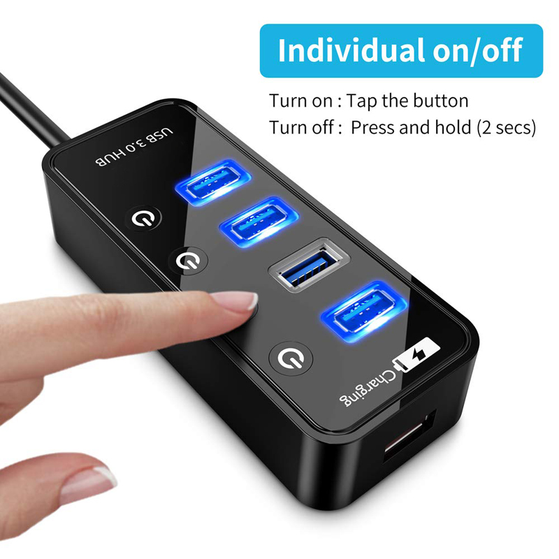 USB HUB 3.0 4 7 منفذ شاحن الها - مراجعة Laptop Accessories Macbook وسعره