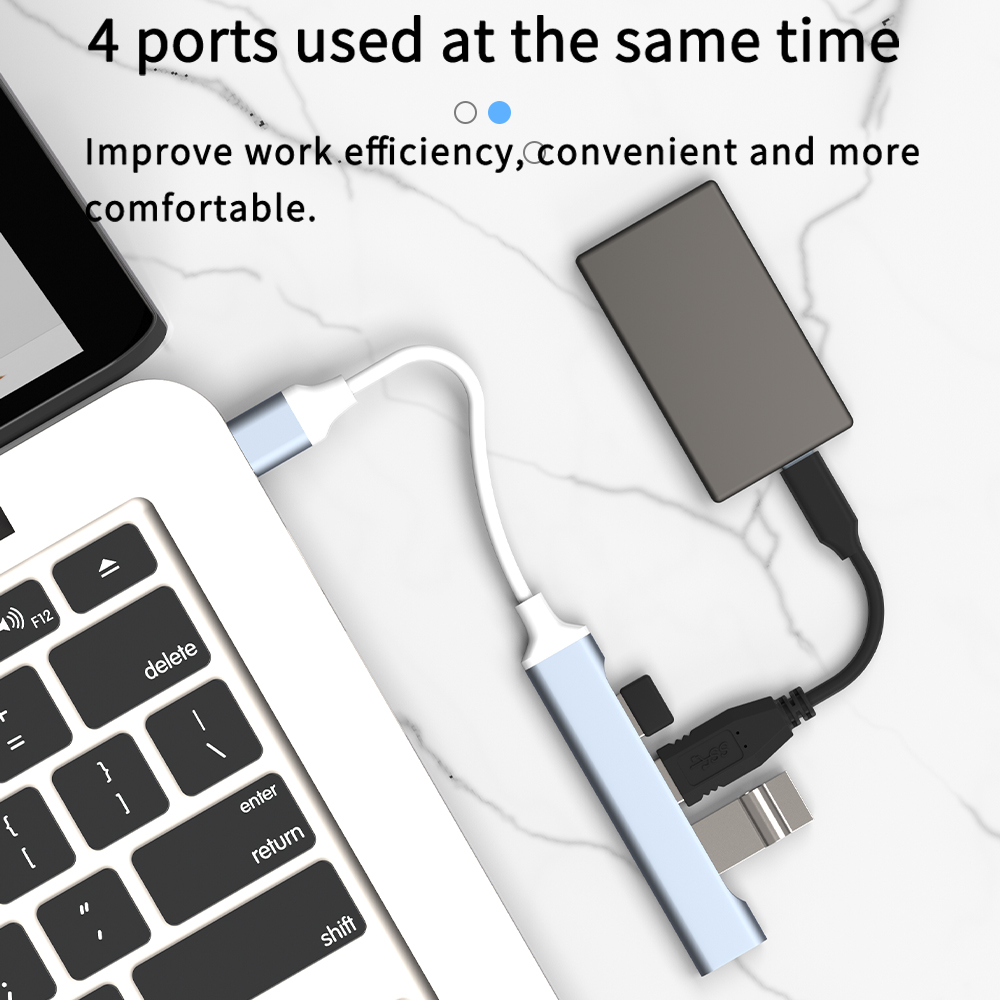 USB C HUB 3.0 نوع C 3.1 3/4 من - مراجعة Laptop Accessories Macbook وسعره