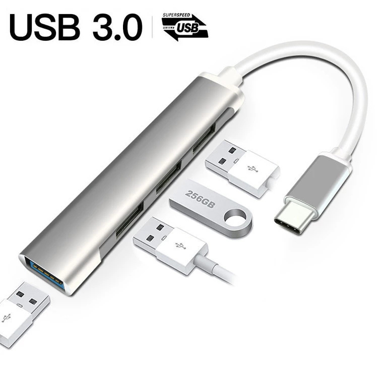 4-in-1 USB C HUB 3.0 نوع C 3.0 - مراجعة Laptop Accessories Macbook وسعره