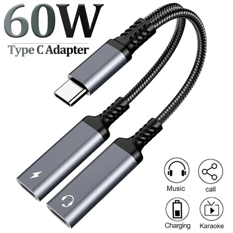 OTG 2 في 1 USB C الفاصل إلى نو - مراجعة Usb C Power Adapter وسعره