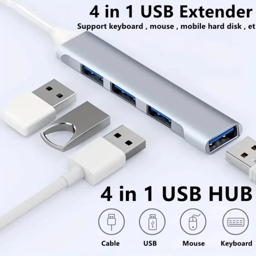 موزع USB 4 في 1، موزع USB-C بـ - مراجعة Laptop Accessories Macbook وسعره
