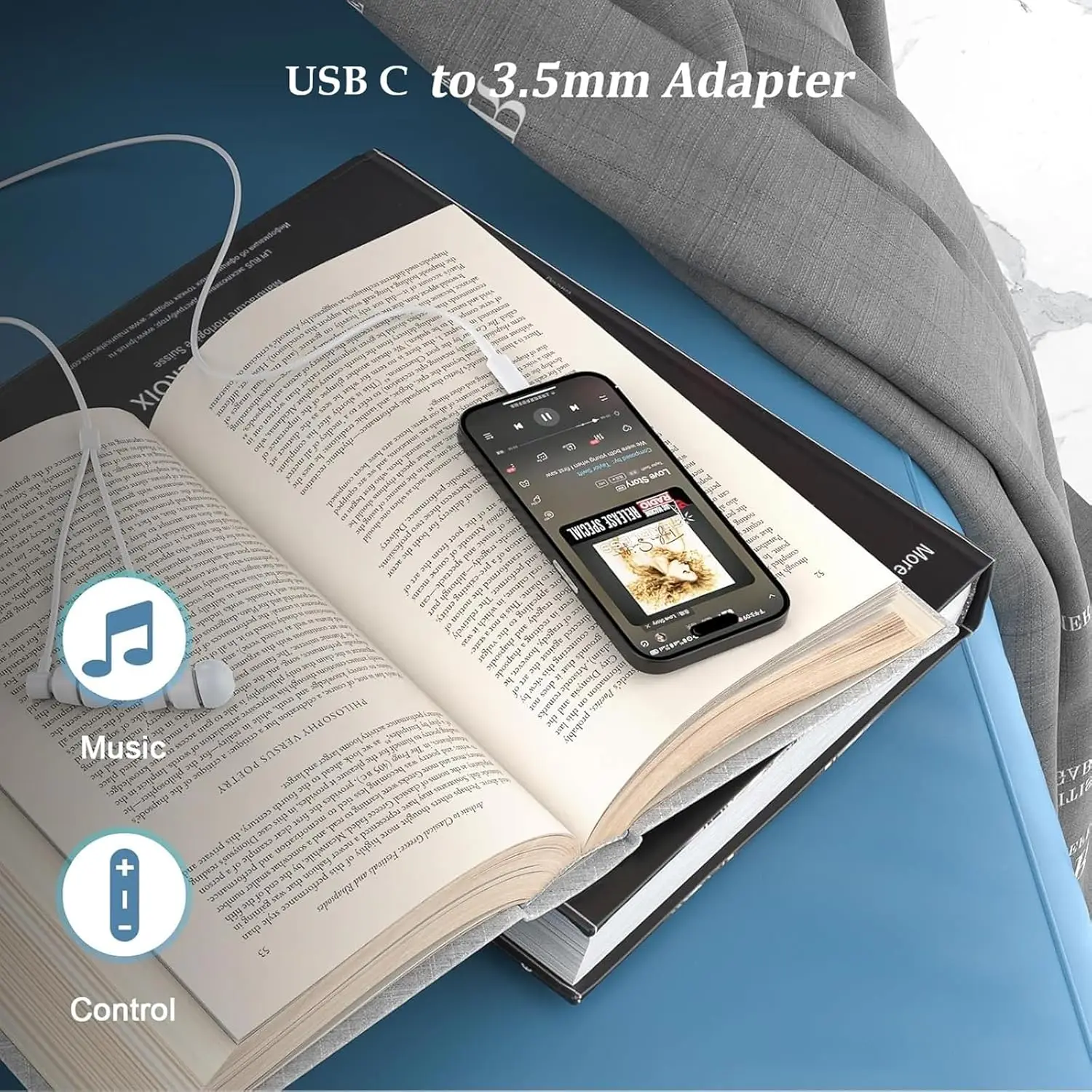 USB C to 3.5mm Earphone Adapte - مراجعة Usb C Power Adapter وسعره