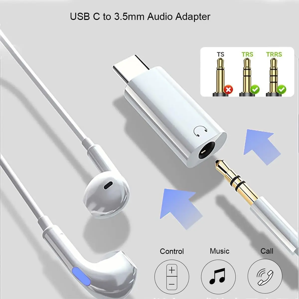 USB C to 3.5mm Earphone Adapte - مراجعة Usb C Power Adapter وسعره