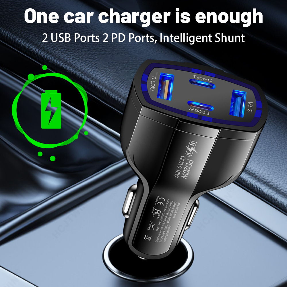 شاحن سيارة متعدد المنافذ بقوة  - مراجعة Usb C Power Adapter وسعره